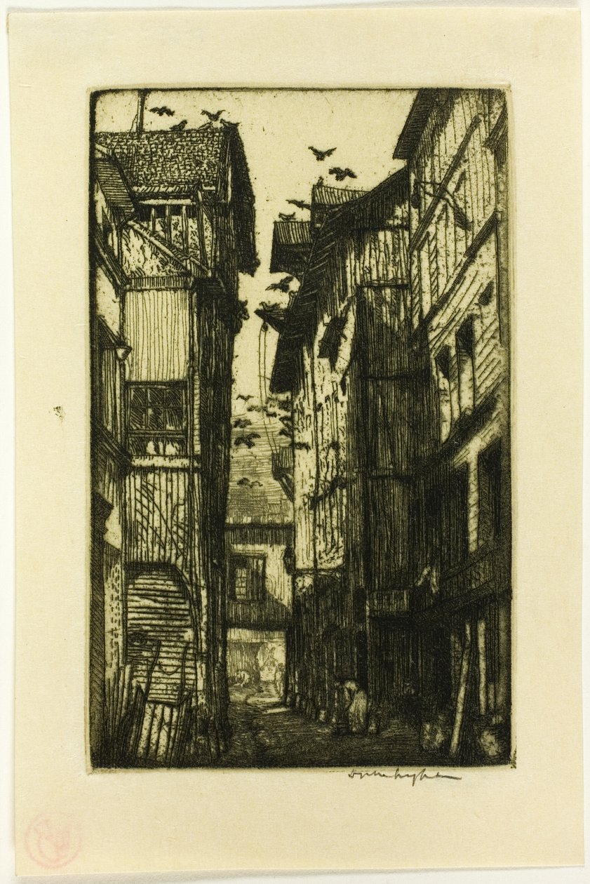Ruelle des Pigeons, Rouen de Donald Shaw MacLaughlan