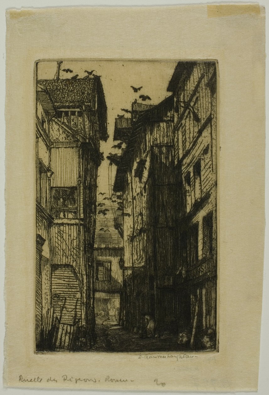Ruelle des Pigeons, Rouen de Donald Shaw MacLaughlan
