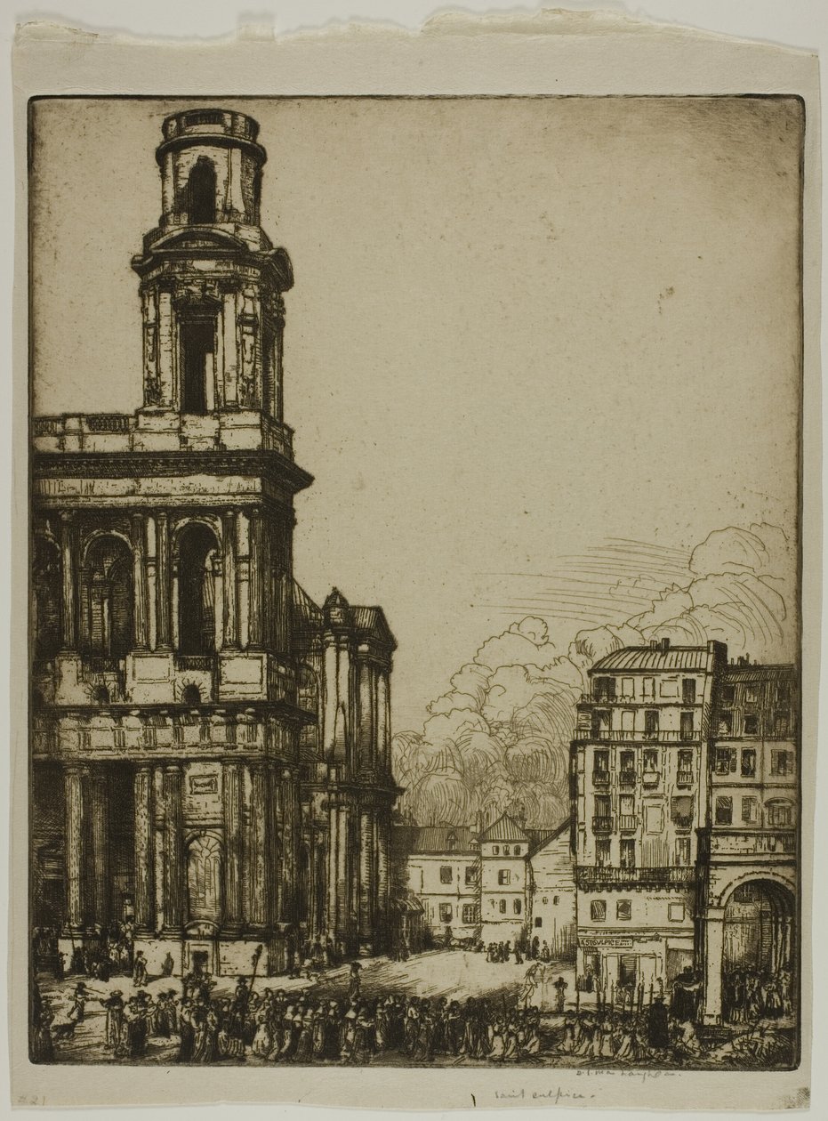 San Sulpicio, París: La pequeña torre de Donald Shaw MacLaughlan