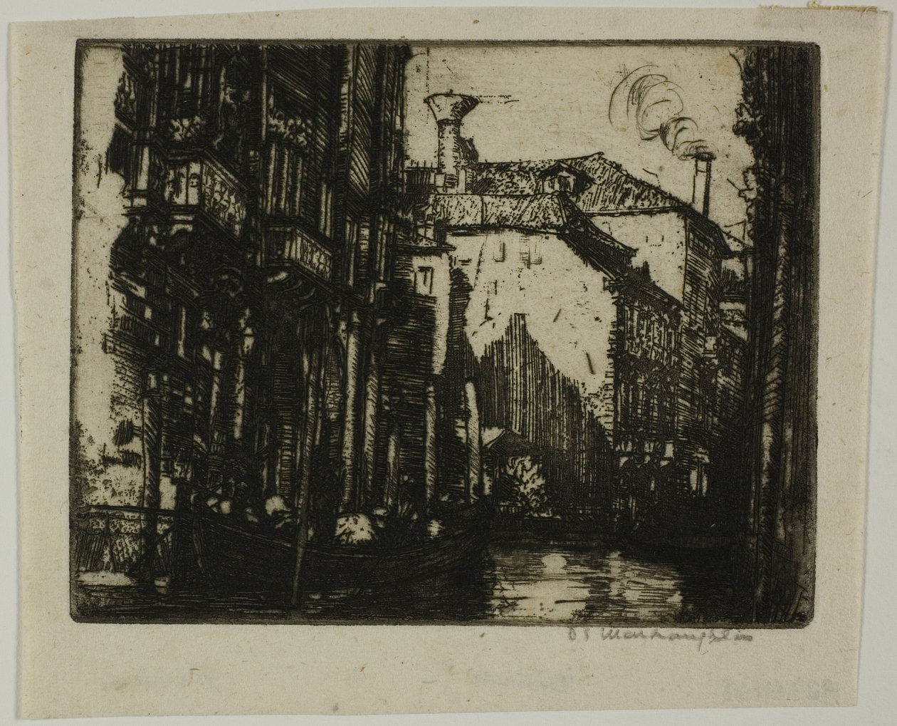 El canal oscuro, Venecia de Donald Shaw MacLaughlan