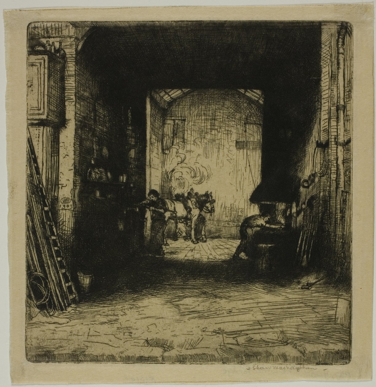 La pequeña fragua de Donald Shaw MacLaughlan