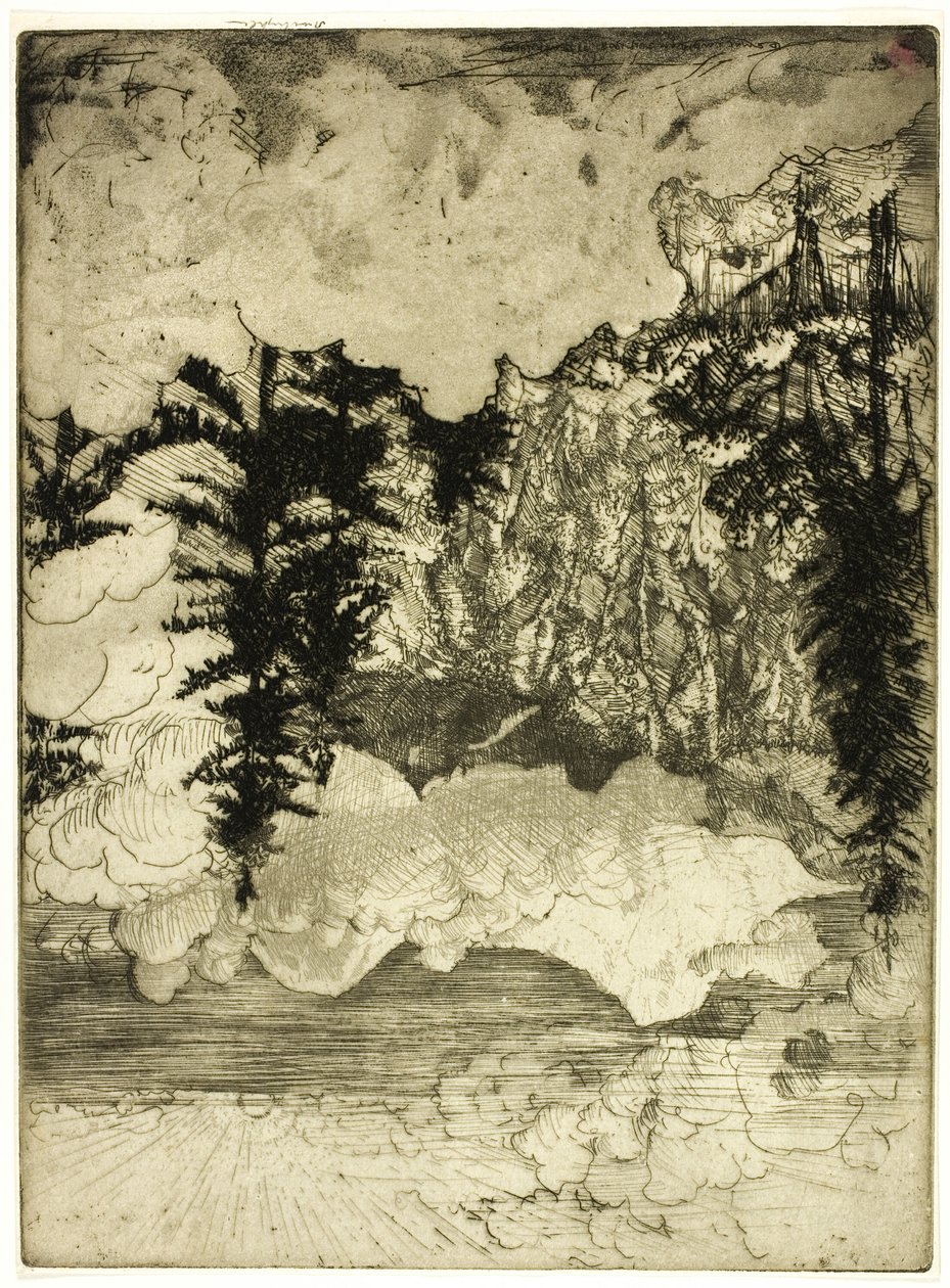 Los dos pinos, Suiza de Donald Shaw MacLaughlan