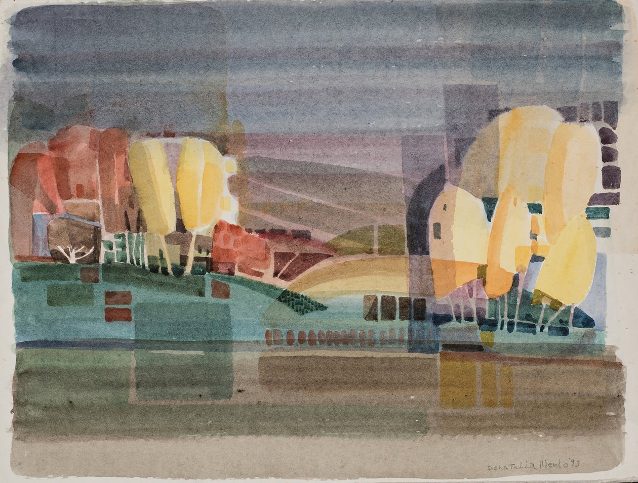 Paisaje abstracto de Donatella Merlo