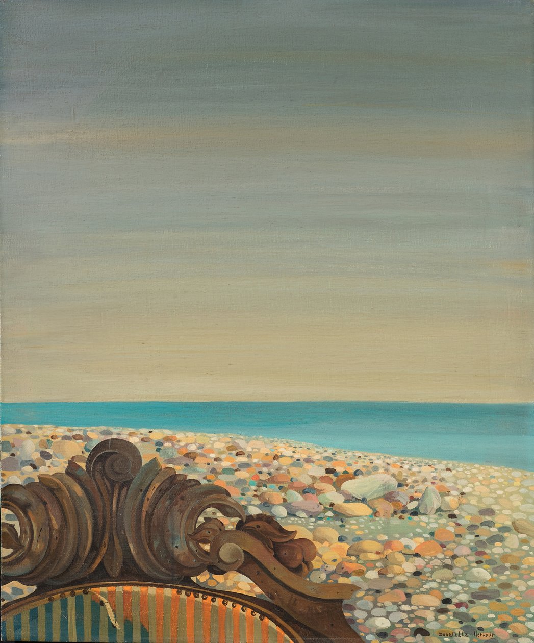 Sillón en la playa de Donatella Merlo