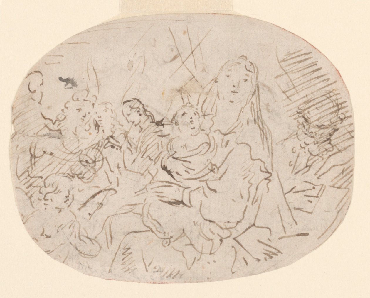 Adoración de los ángeles de Donato Creti