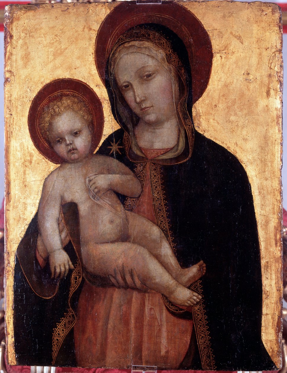 Virgen con el niño (Pintura, c.1426-1450) de Donato de Bardi