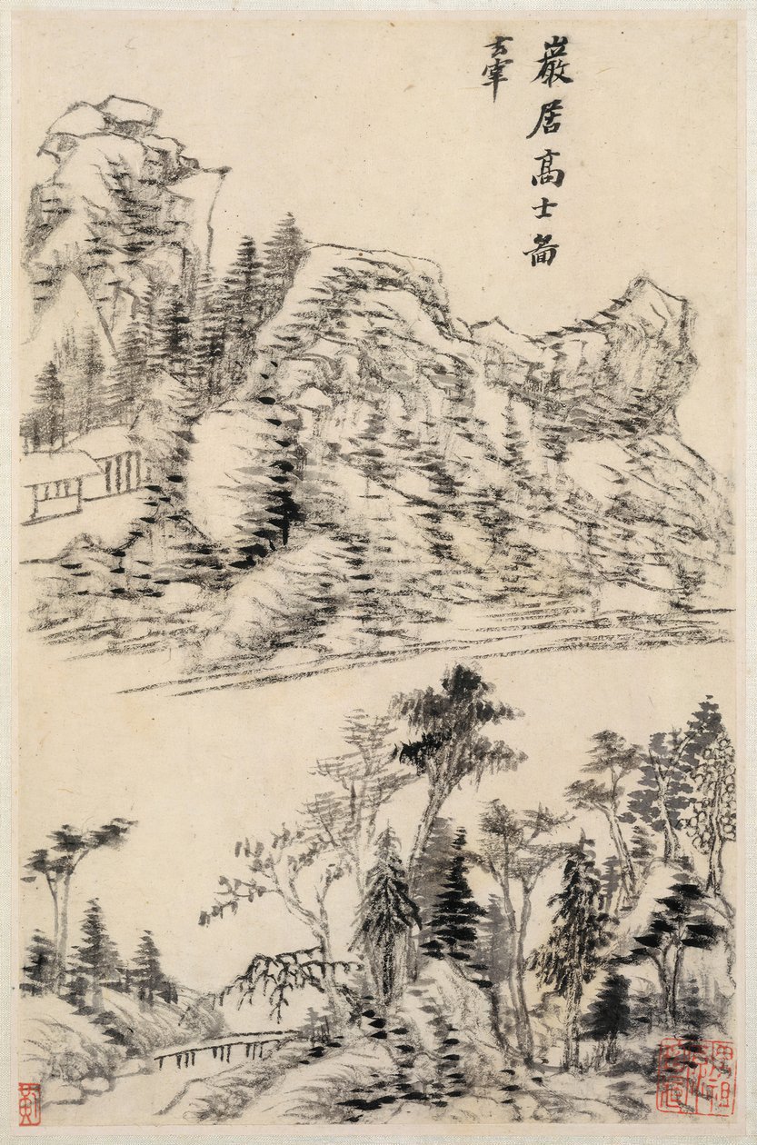 Paisajes según los viejos maestros de Dong Qichang