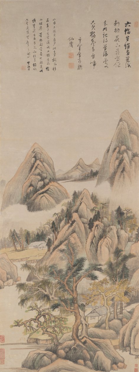 Reminiscencia del río Jian de Dong Qichang