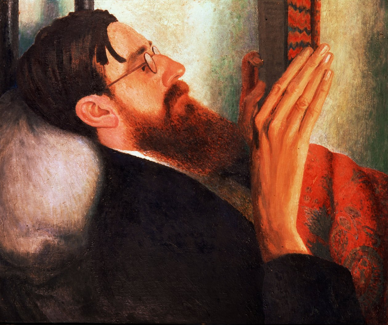 Lytton Strachey, (1880-1932) 1916 de Dora Carrington