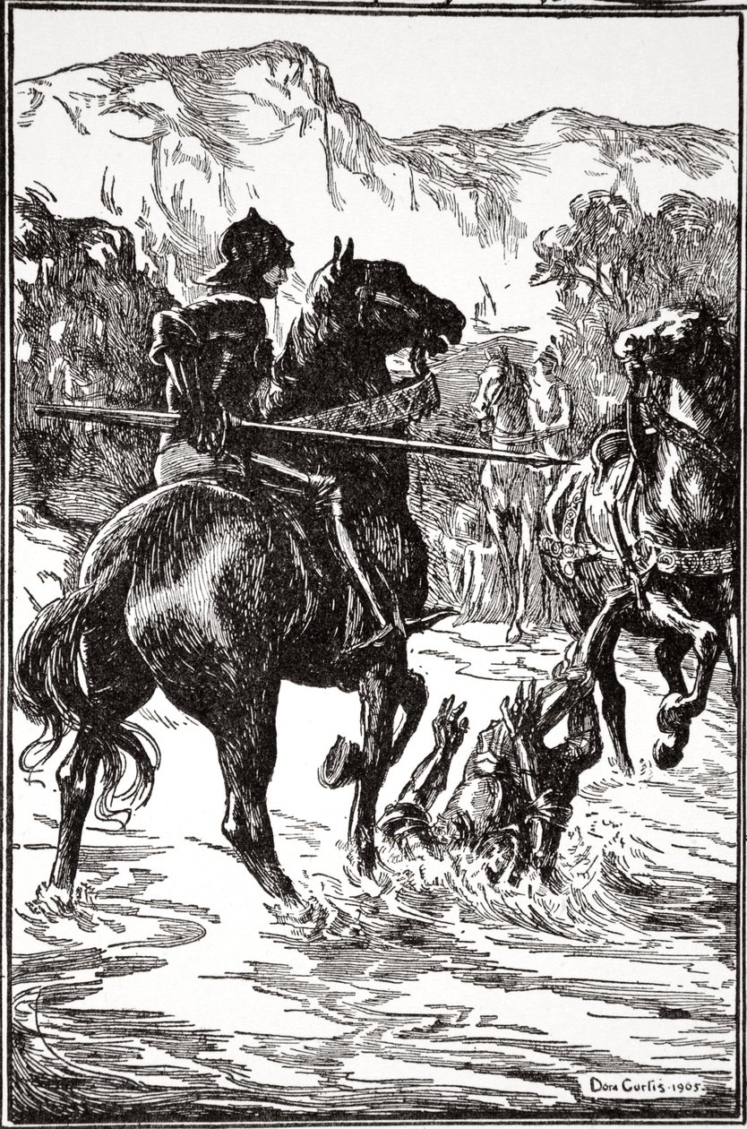 Le dio tal golpe, 1905 de Dora Curtis