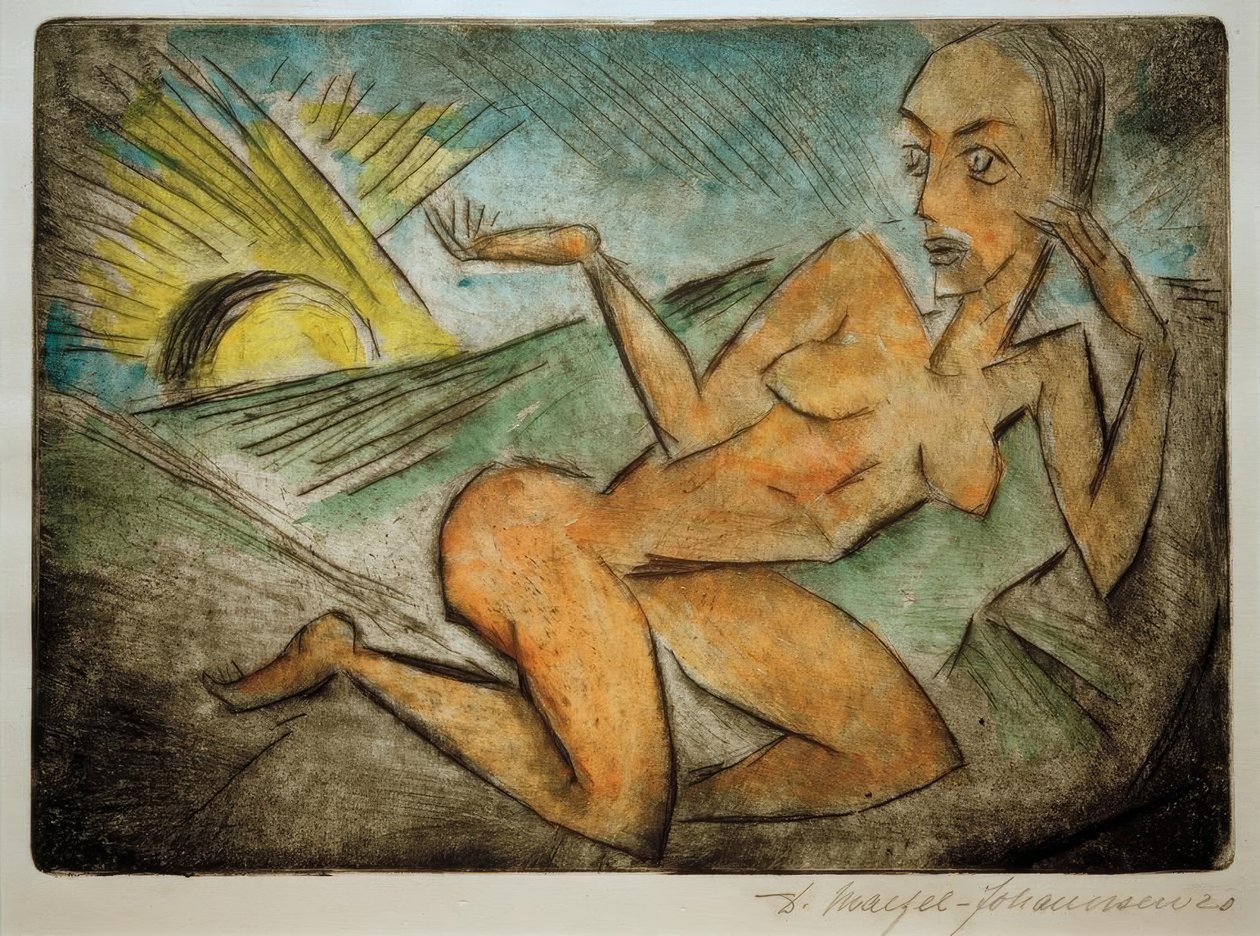 Desnudo en las dunas de Dorothea Mätzel Johannsen