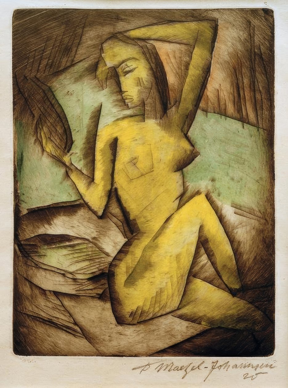 Desnudo con espejo de Dorothea Mätzel Johannsen