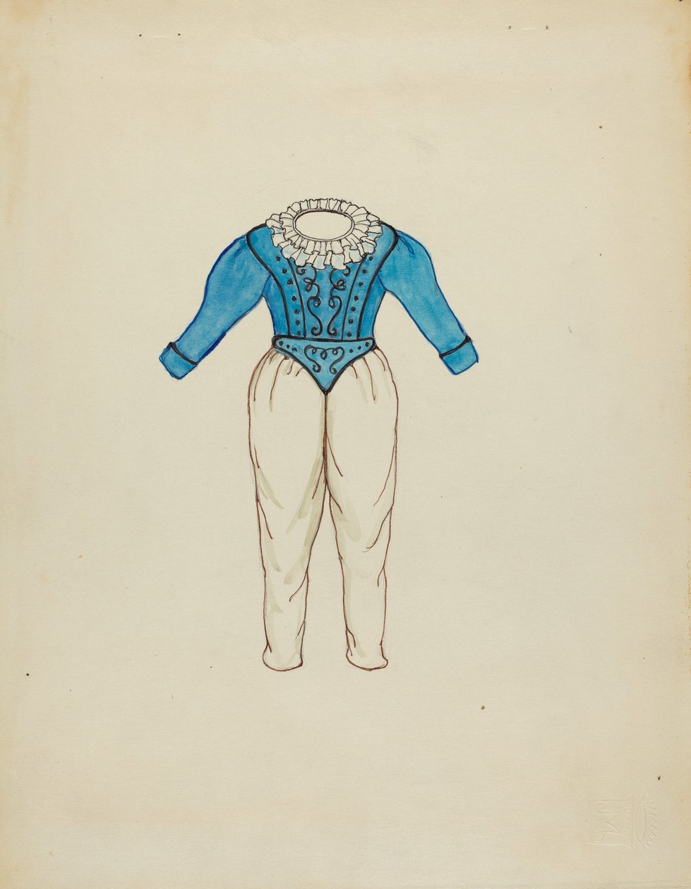 Traje de niño de Dorothy Gernon