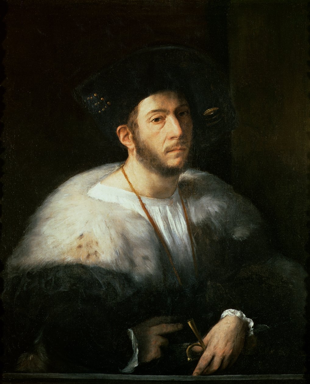 Retrato de un hombre, posiblemente Cesare Borgia (1476-1507) de Dosso Dossi