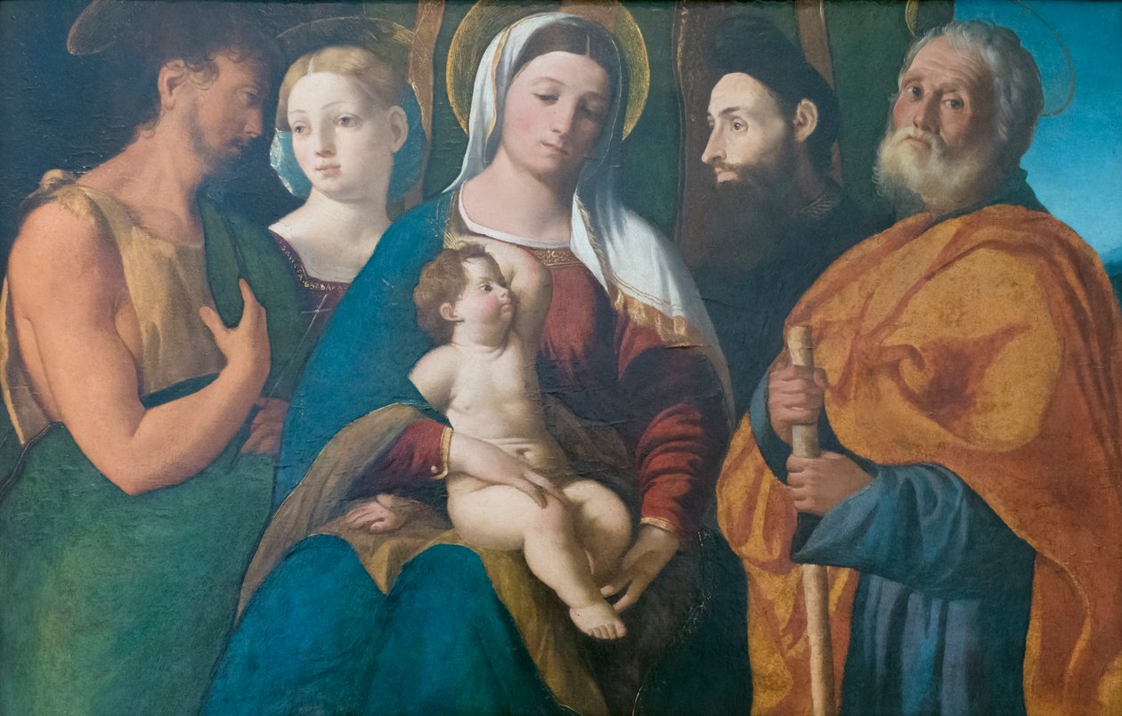 Santa conversación de Dosso Dossi