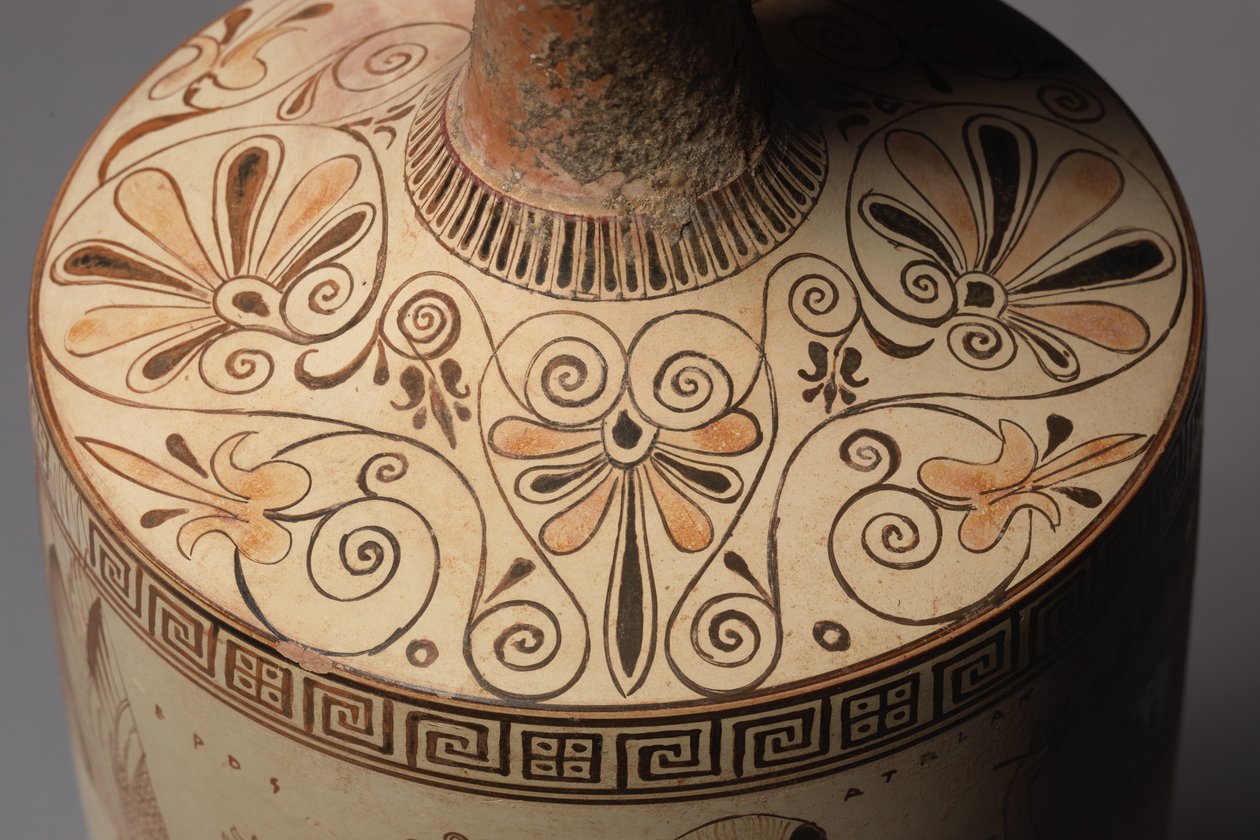 El Lekythos de Atalanta (Jarra funeraria de aceite), 500-490 a.C. de Douris