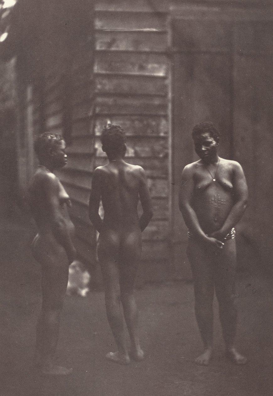 Tres Mujeres Malgaches (Placa 30) de Désiré Charnay