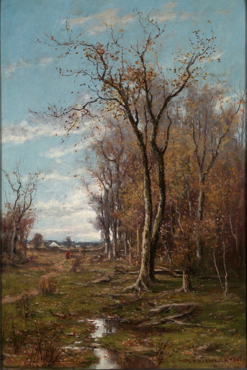 Paisaje otoñal de Du Bois Fenelon Hasbrouck