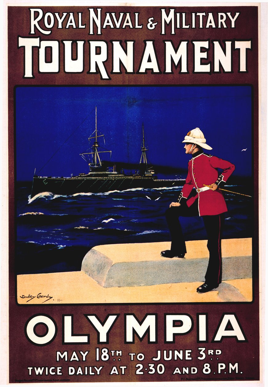 Torneo Real Naval y Militar, 1911 de Dudley Hardy