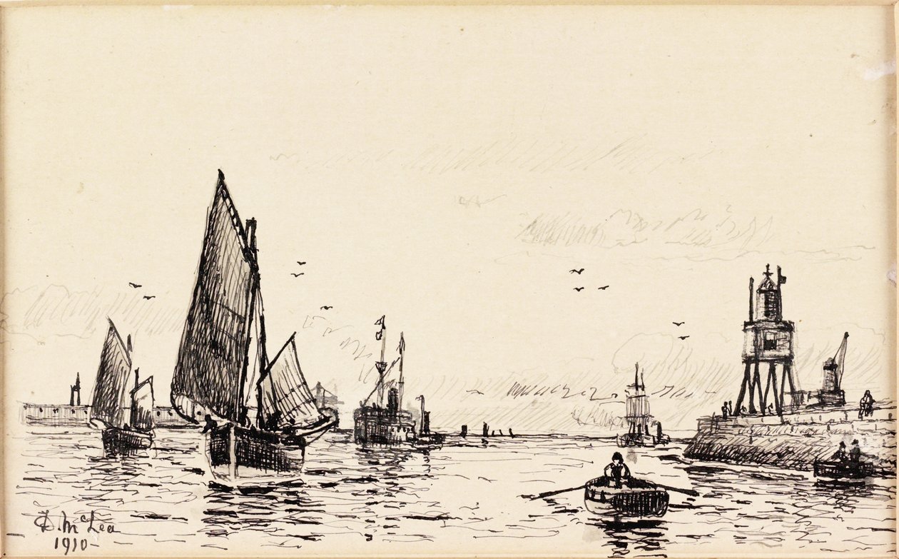 El espigón. South Shields de Duncan F. McLea