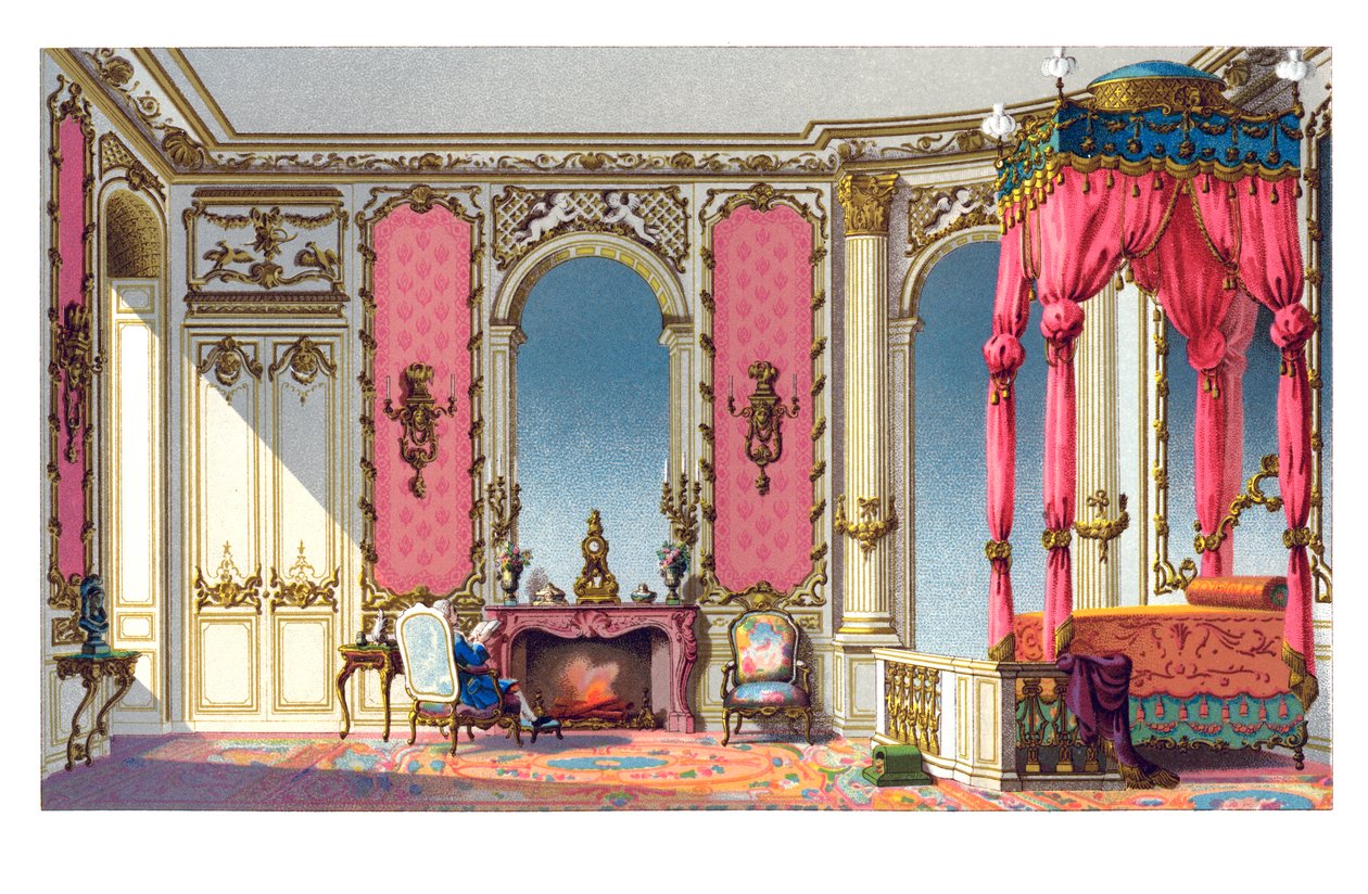 Una habitación para dormir, 1885 de Durin