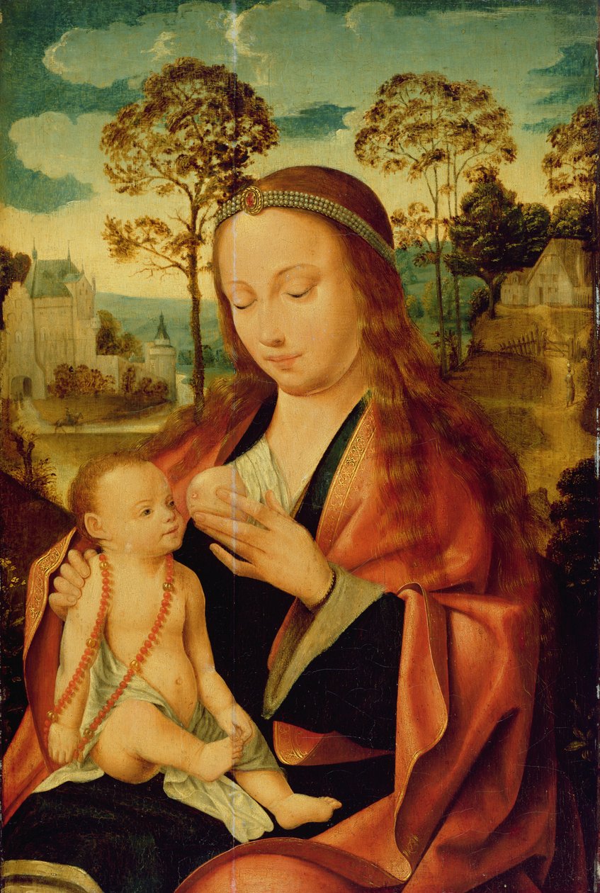María con el Niño Jesús, principios del siglo XVI de Dutch School