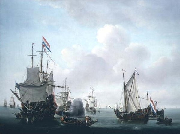 Escena de navegación de Dutch School