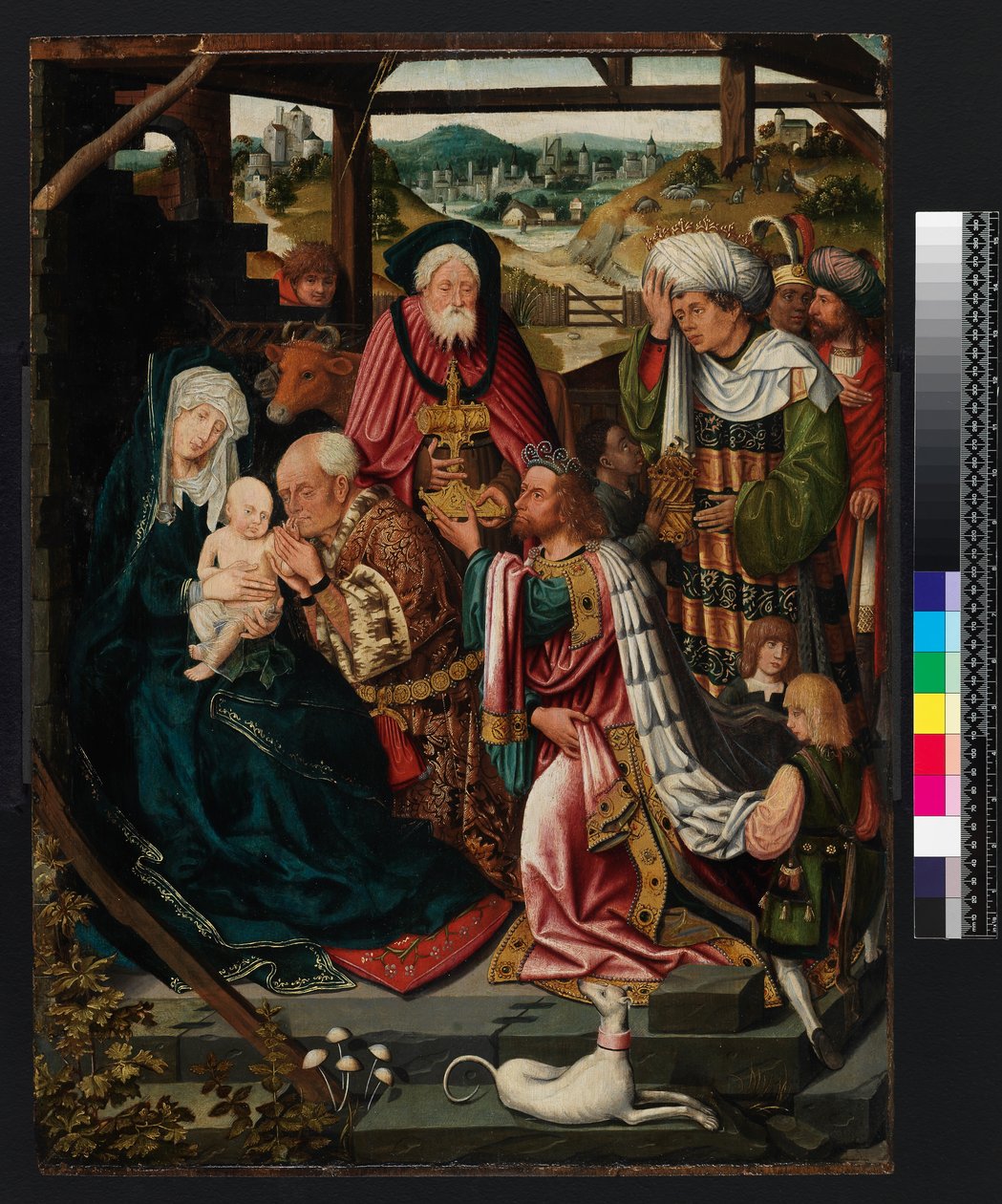 Adoración de los Reyes, 1520 de Dutch School