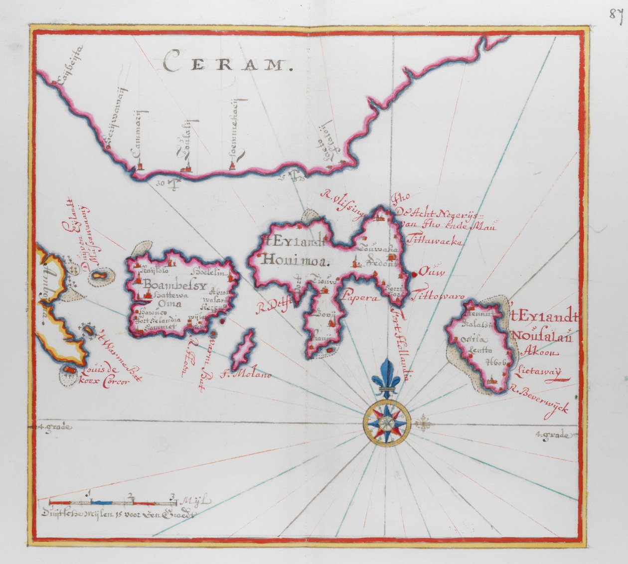 Isla de Ceram (Seram), Indonesia. de Dutch School