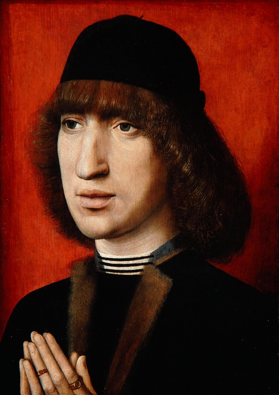 Retrato de un hombre, c.1480-90 de Dutch School