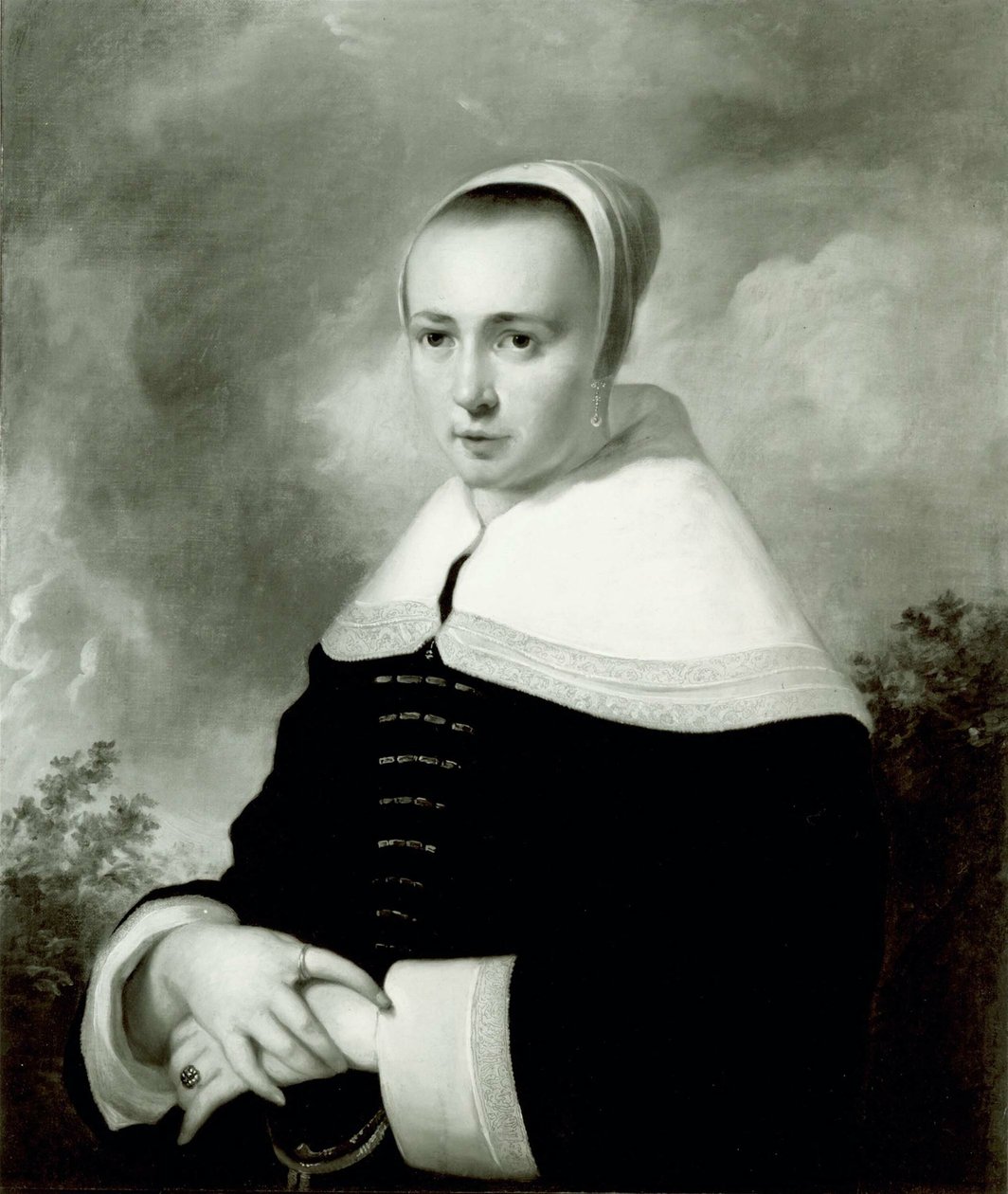 Retrato de una mujer de Dutch School