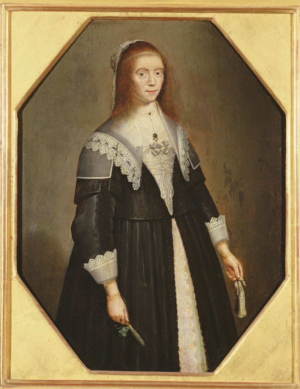Retrato de una mujer, c.1640 de Dutch School