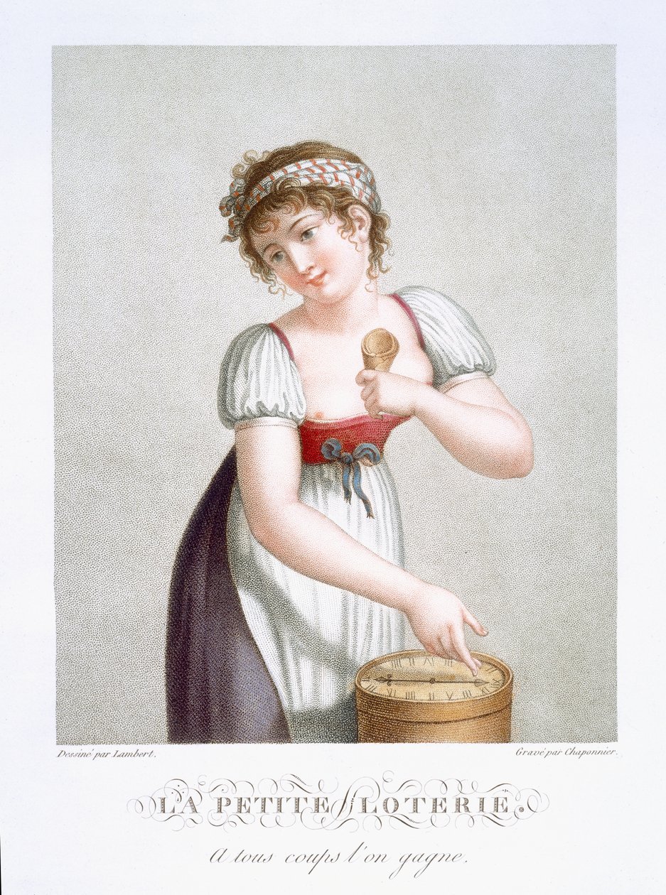 La Pequeña Lotería, c.1816 de E. F. Lambert