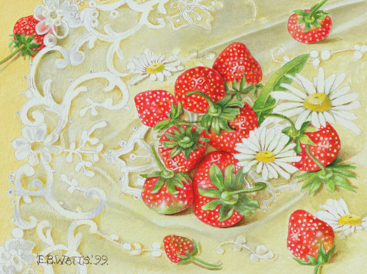 Fresas en encaje, 1999 de E.B. Watts