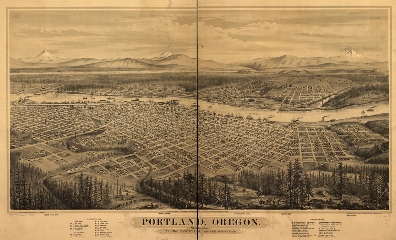 Portland, Oregón. de E. S. Glover