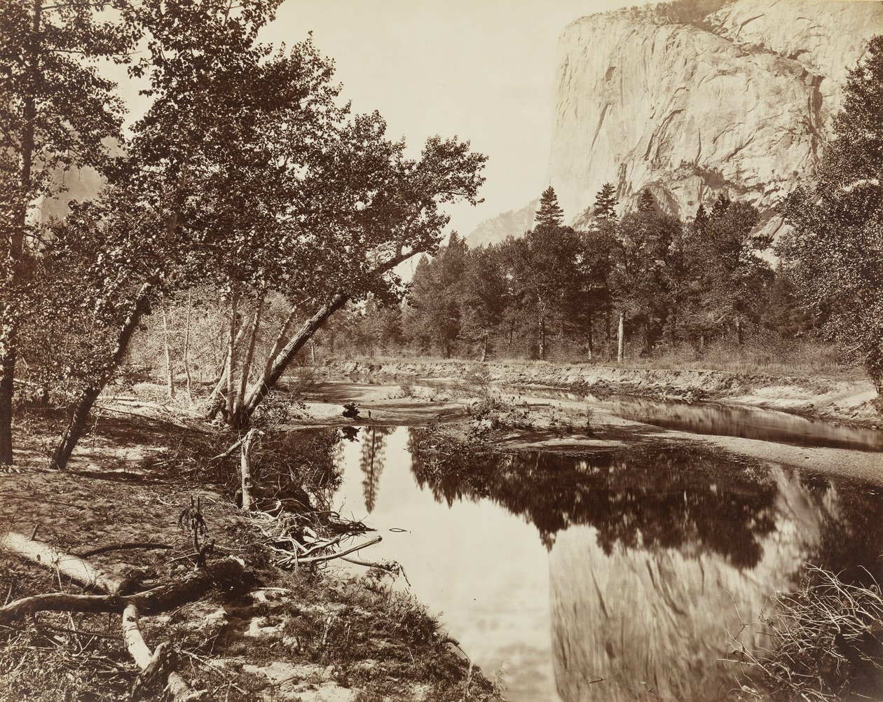 Curva del Álamo, Valle de Yosemite de Eadweard Muybridge