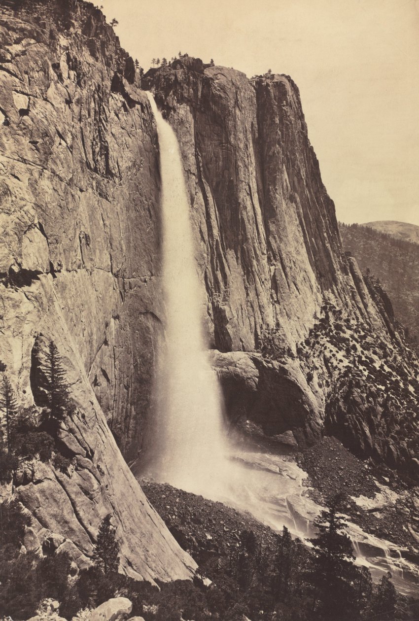 Cataratas de Yosemite, 1868 de Eadweard Muybridge