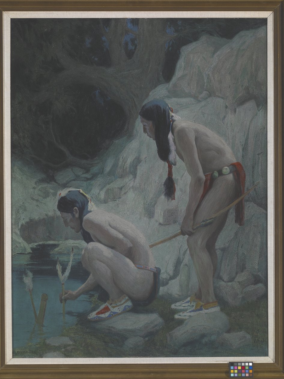 Aguas sagradas (óleo sobre lienzo) de Eanger Irving Couse