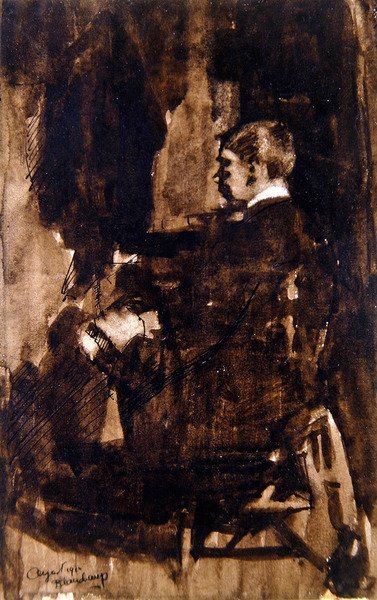 Hombre sentado de Earl Beauchamp