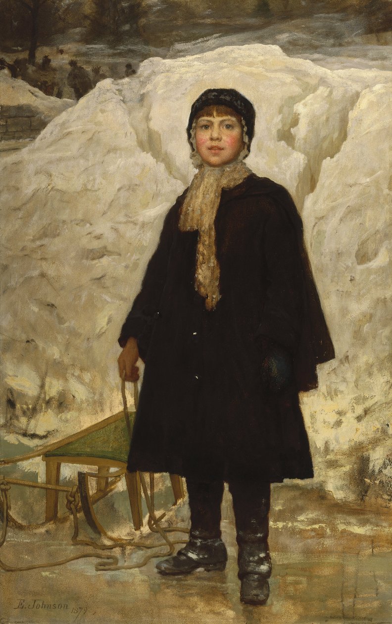 Retrato de un Niño de Eastman Johnson