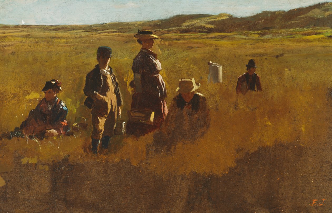 En los campos, c.1878-80 de Eastman Johnson