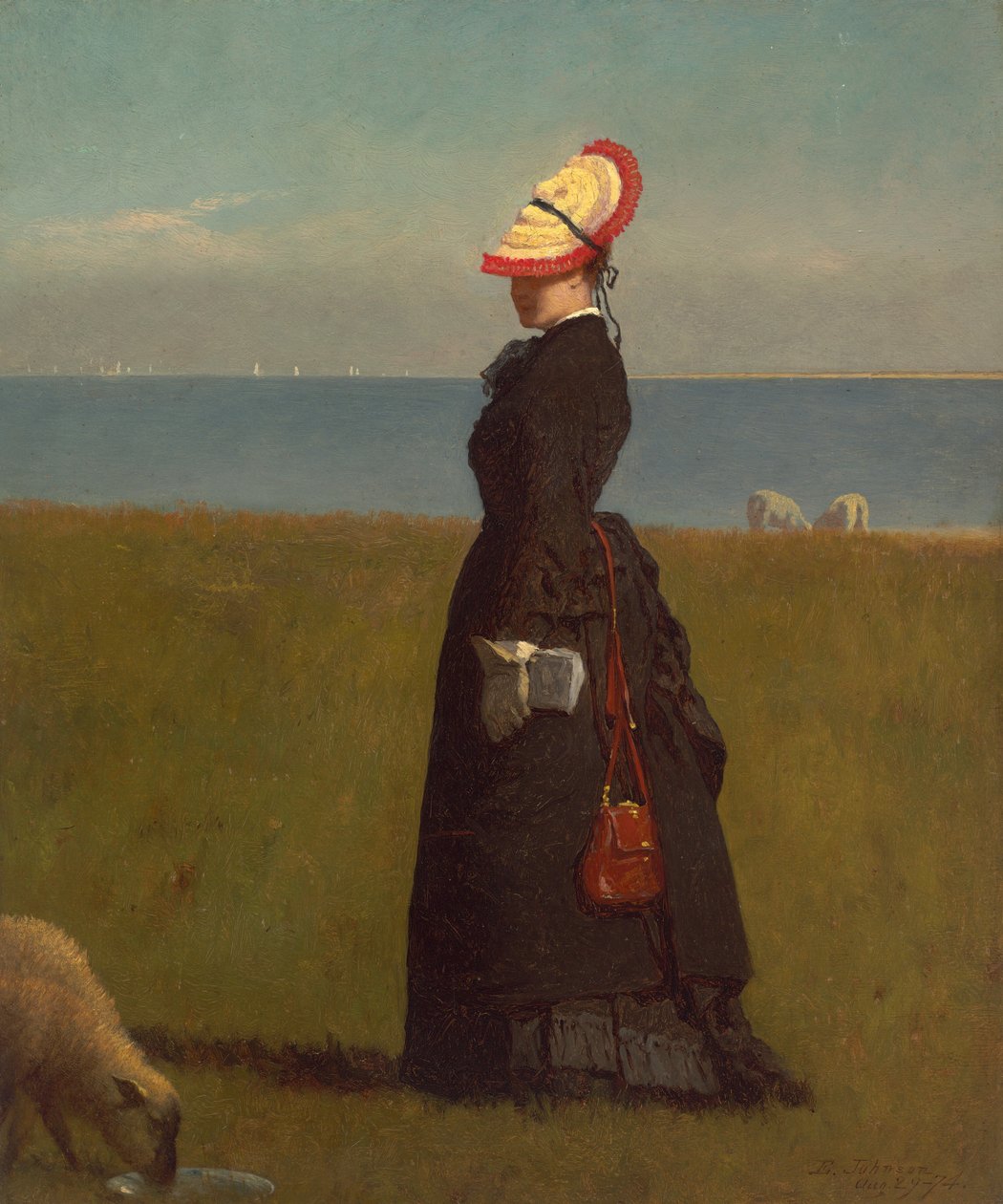 Corderos, Nantucket de Eastman Johnson