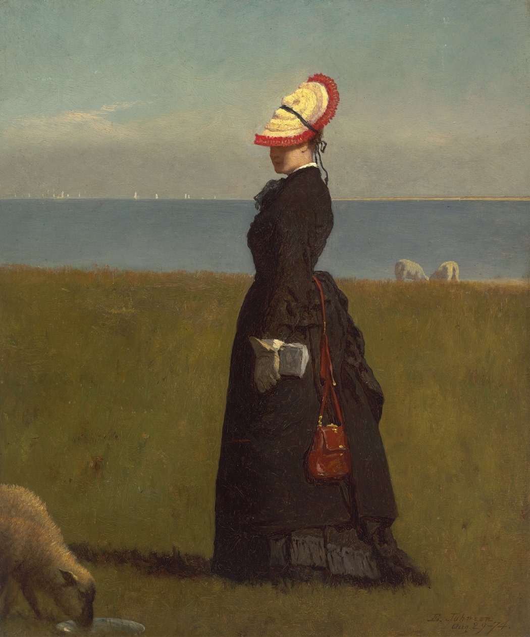 Corderos, Nantucket de Eastman Johnson