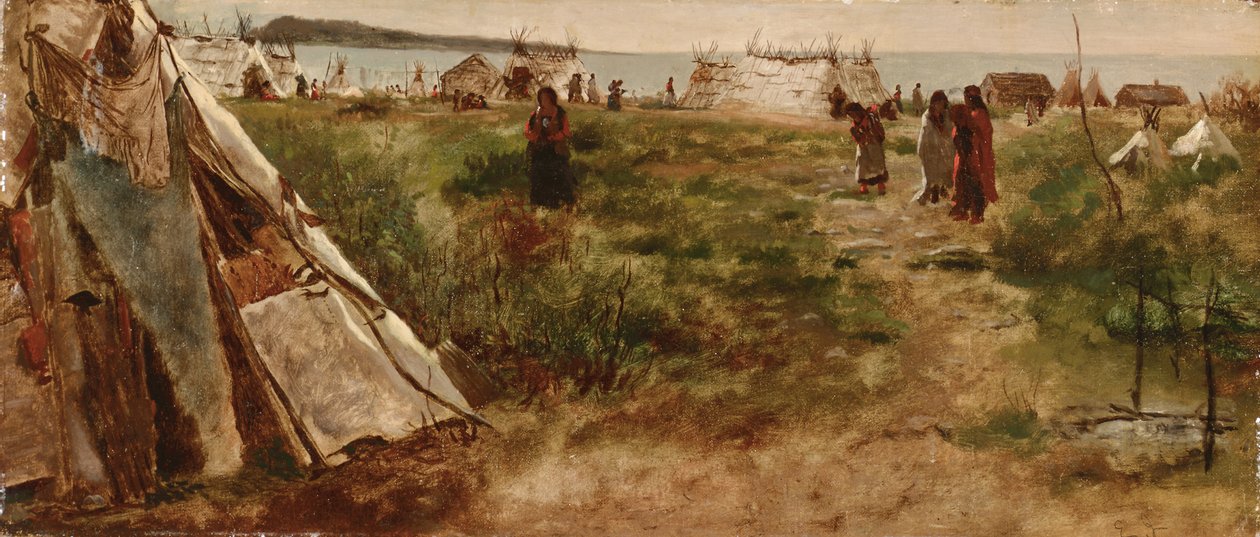 Campamento Ojibwe de Eastman Johnson