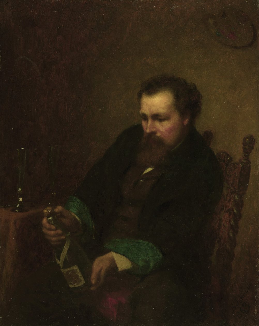 Autorretrato, 1863 de Eastman Johnson