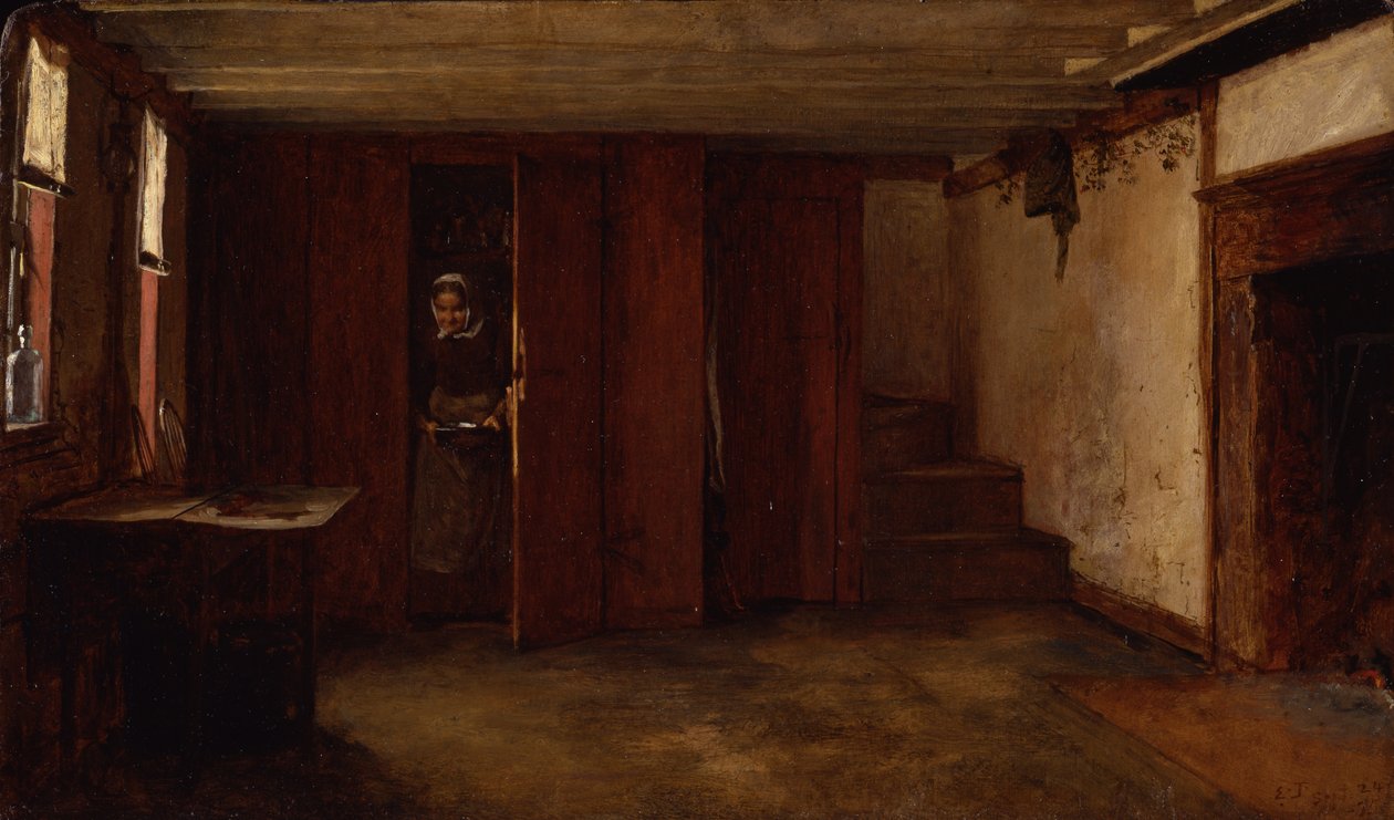 La Cocina de Susan Ray, Nantucket, 1875 de Eastman Johnson