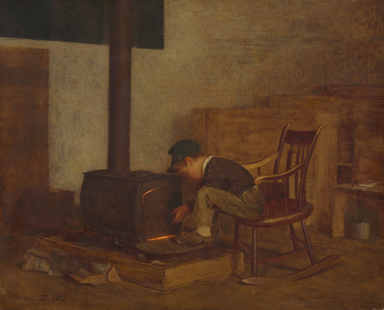 El erudito temprano de Eastman Johnson