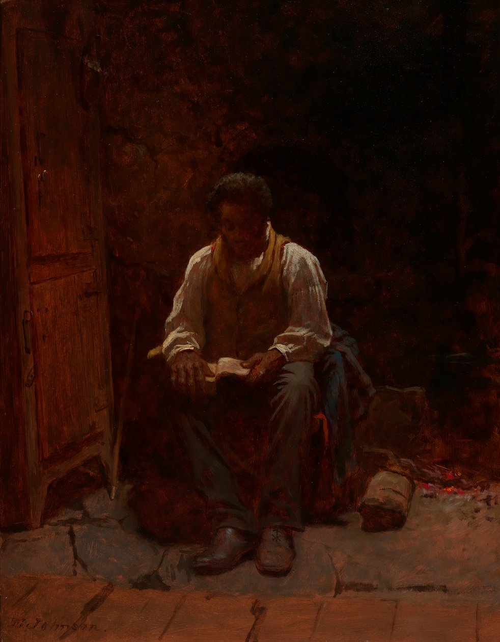 El Señor es mi pastor, 1863 de Eastman Johnson