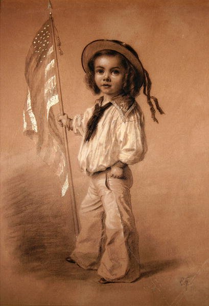 El Joven Comodoro de Eastman Johnson