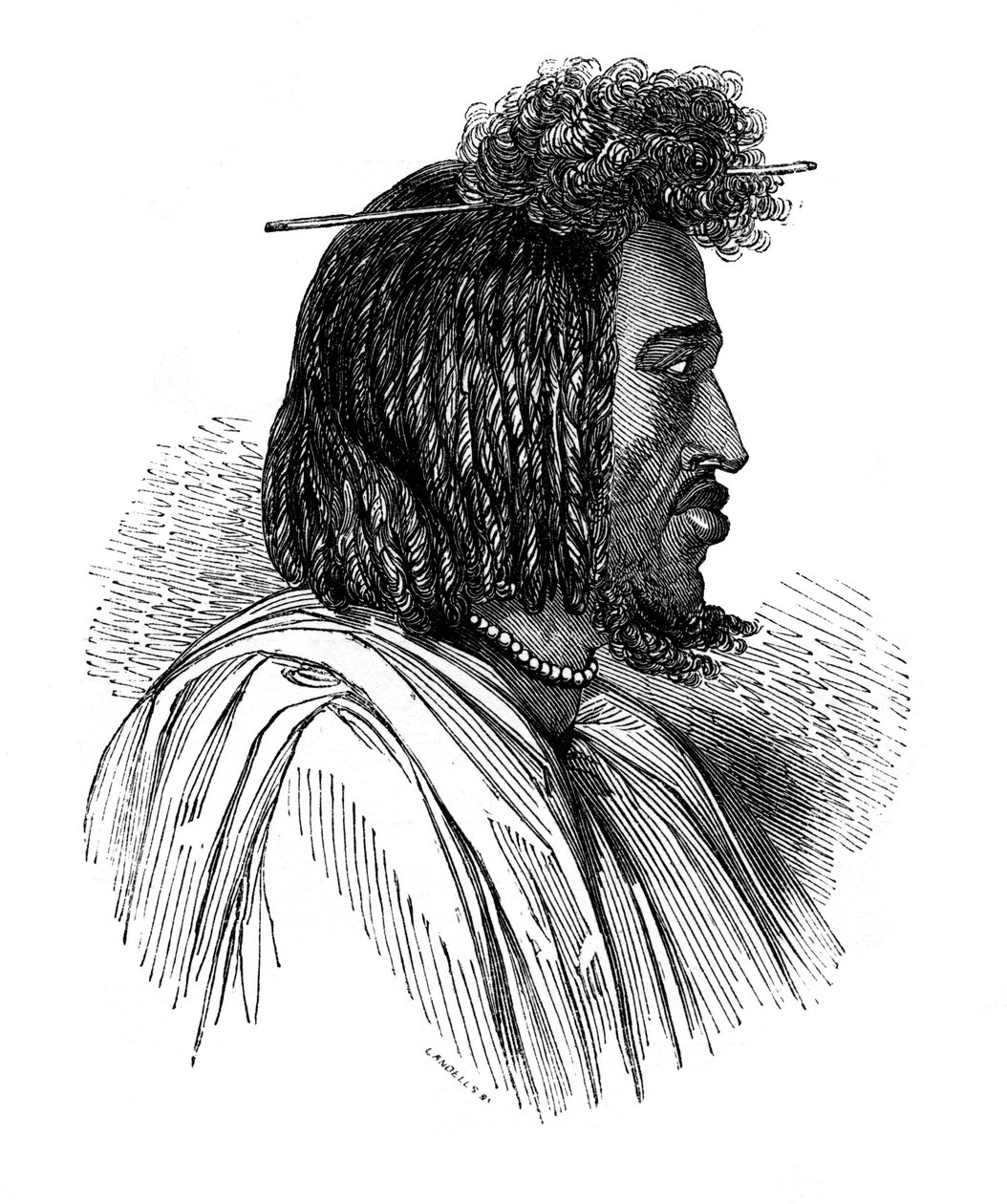 Jefe Souakiny, 1848 de Ebenezer Landells